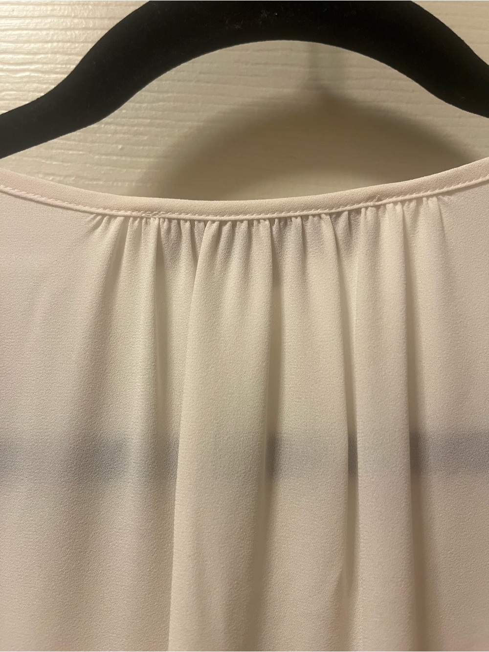 LOFT Womens Small Ivory‎ Peasant Blouse Eyelet Lace Detail Long Sleeved BOHO top - Picture 6 of 9